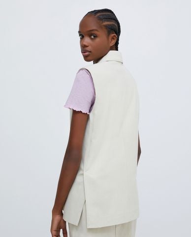  MAX&Co. - Áo khoác gilet cổ bẻ phối nút Helena 