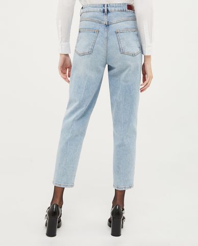  MAX&Co. - Quần jeans ống đứng wash bạc Lisbona 