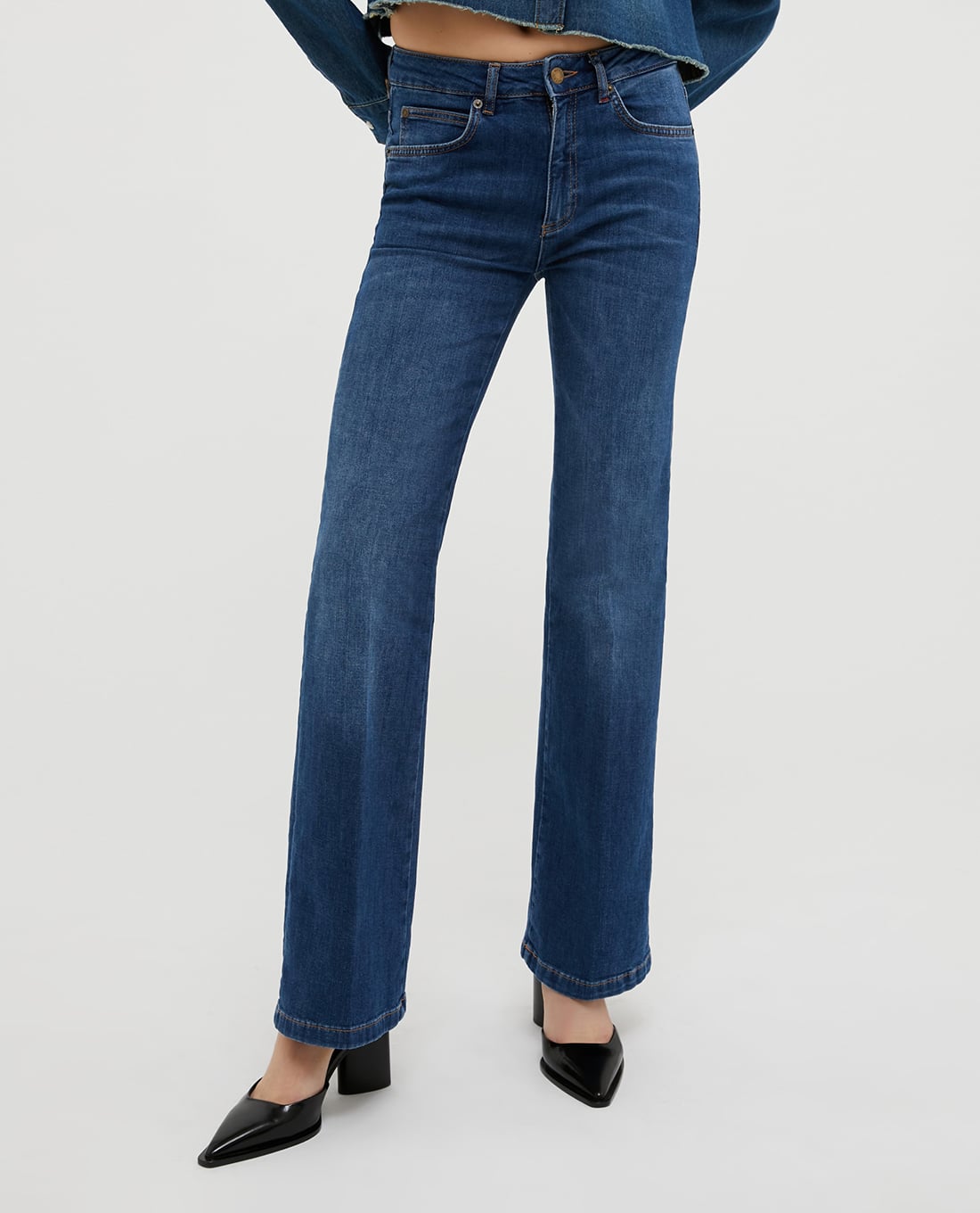 MAX&Co. - Quần jeans nữ ống loe thời trang Pasta