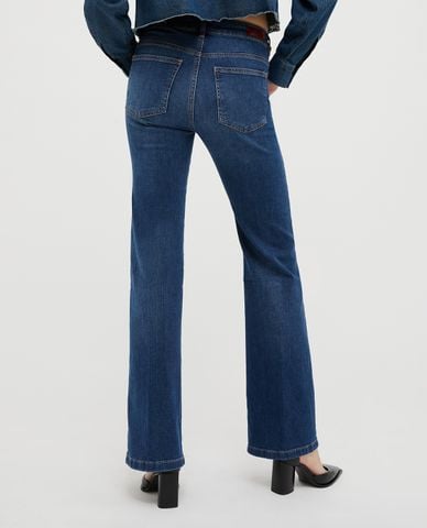  MAX&Co. - Quần jeans nữ ống loe thời trang Pasta 