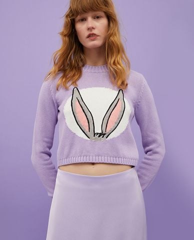  MAX&Co. - Áo sweater dệt kim phom lửng cổ tròn tay dài Winona 
