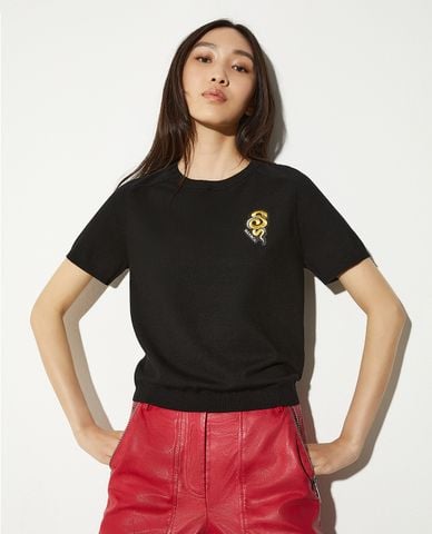  MAX&Co. - Áo thun nữ cổ tròn tay ngắn Rogito 