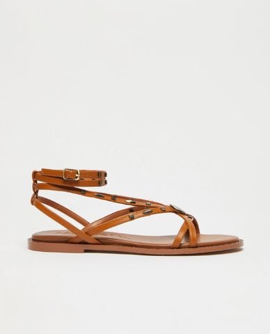  MAX&Co. - Giày sandals nữ đế bệt dây chéo Tangeri 