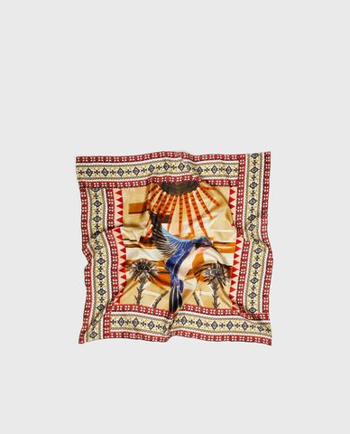  MAX&Co. - Khăn choàng phom vuông phối hoạ tiết Piura 