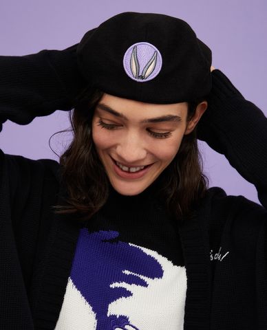  MAX&Co. - Nón beret phối hình thêu Kristen 