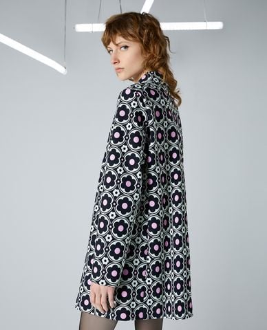  MAX&Co. - Áo khoác sơ mi cổ bẻ tay dài phối hoạ tiết Brenda 