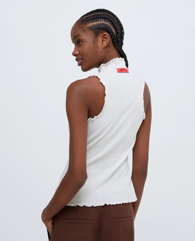  MAX&Co. - Áo sát nách cổ trụ phom ôm Elle 