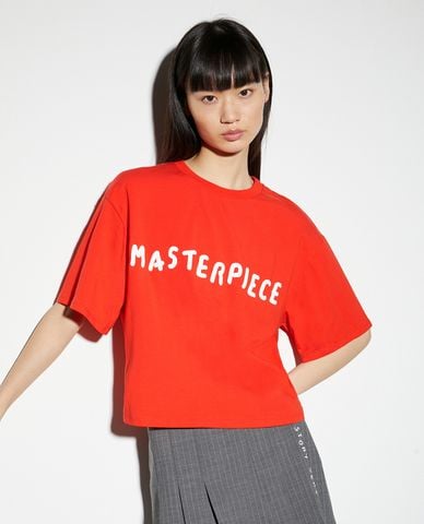  MAX&Co. - Áo thun nữ cổ tròn tay ngắn Boxyclaim 