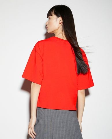  MAX&Co. - Áo thun nữ cổ tròn tay ngắn Boxyclaim 