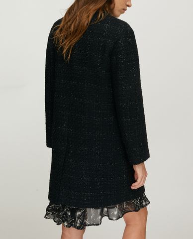  MAX&Co. - Áo măng tô nữ dáng dài Tweed 