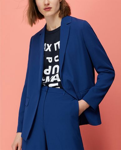  MAX&Co. - Áo blazer nữ tay dài xếp li Pleated 