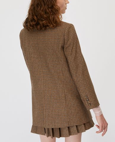  MAX&Co. - Áo blazer nữ tay dài phối nút cài Micro Patterned Cloth 