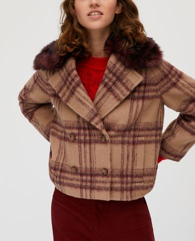  MAX&Co. - Áo măng tô nữ phom ngắn Wool And Mohair Pea 