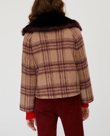  MAX&Co. - Áo măng tô nữ phom ngắn Wool And Mohair Pea 