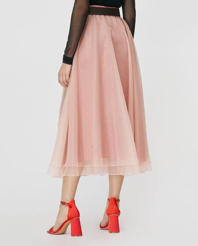  MAX&Co. - Chân váy midi voan bồng nhiều lớp Organza 