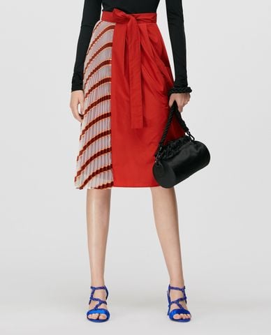  MAX&Co. - Chân váy midi xếp li Taffeta And Organza 