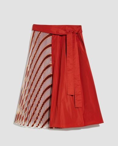  MAX&Co. - Chân váy midi xếp li Taffeta And Organza 