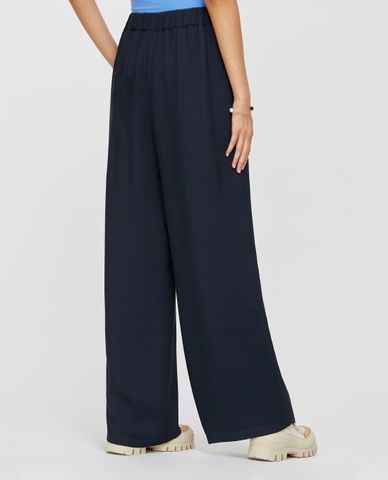  MAX&Co. - Quần kiểu nữ ống rộng lưng thun hiện đại 