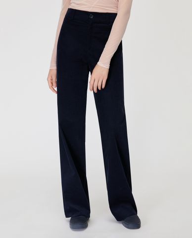  MAX&Co. - Quần kiểu nữ ống rộng Corduroy 