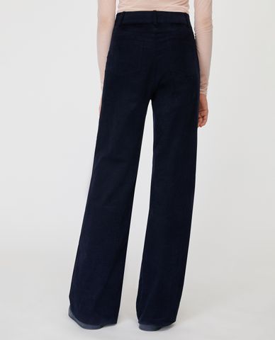  MAX&Co. - Quần kiểu nữ ống rộng Corduroy 