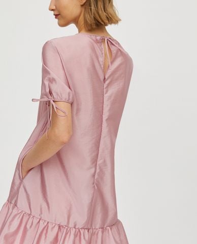  MAX&Co. - Đầm mini cổ tròn tay ngắn Techno Taffeta 