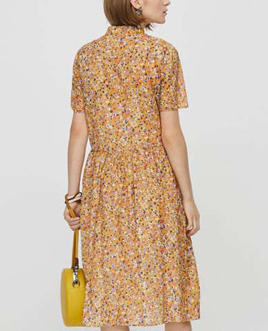  MAX&Co. - Đầm midi sơ mi tay ngắn Cotton Voile 