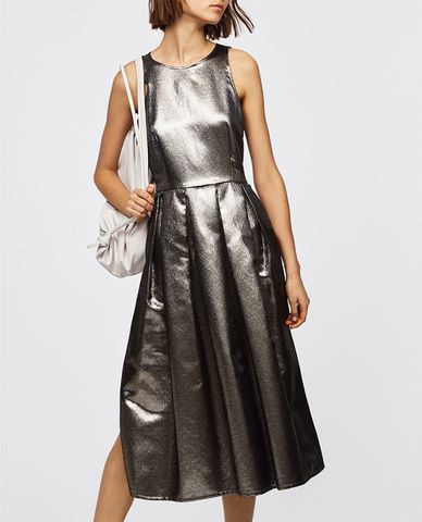  MAX&Co. - Đầm midi sát nách xếp li Periodi 