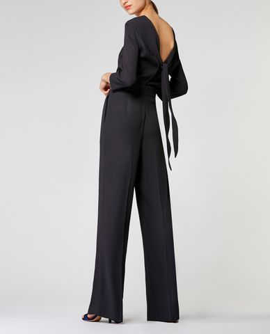  MAX&Co. - Jumpsuits nữ cổ tròn tay dài phom suông cổ điển 