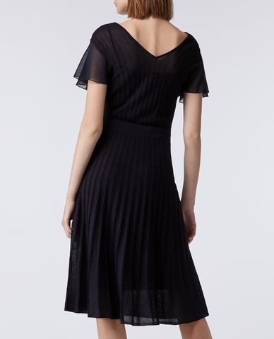  MAX&Co. - Đầm midi cổ V ngắn tay hiện đại 