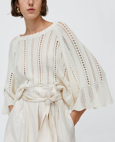  MAX&Co. - Áo len nữ phom suông tay loe hiện đại 