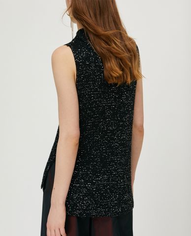  MAX&Co. - Áo kiểu nữ sát nách cổ tròn Prato 