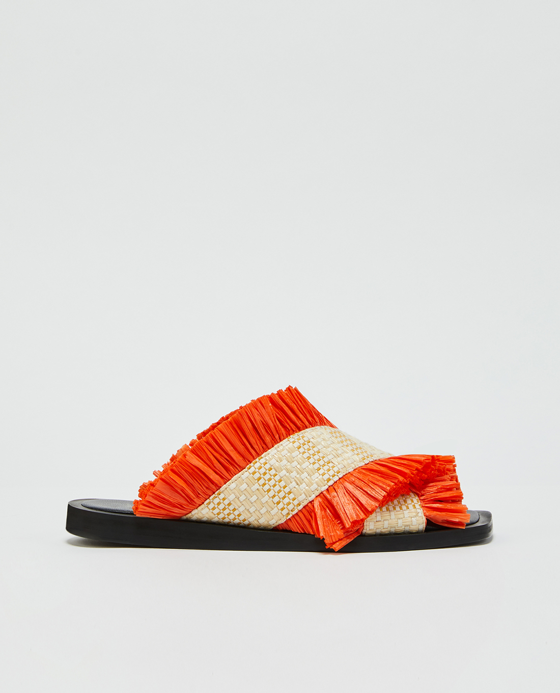 MAX&Co. - Dép nữ quai ngang hở mũi Raffia