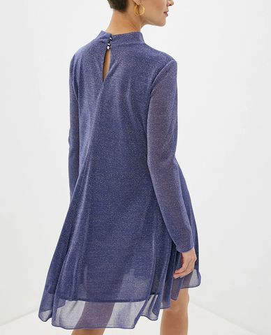  MAX&Co. - Đầm mini phom suông cổ cao tay dài thời trang 