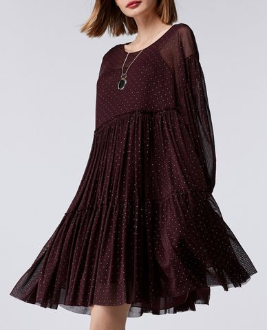  MAX&Co. - Đầm mini phom suông chấm bi Portici 