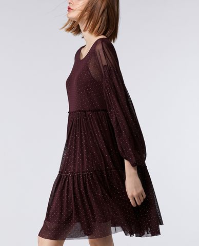  MAX&Co. - Đầm mini phom suông chấm bi Portici 