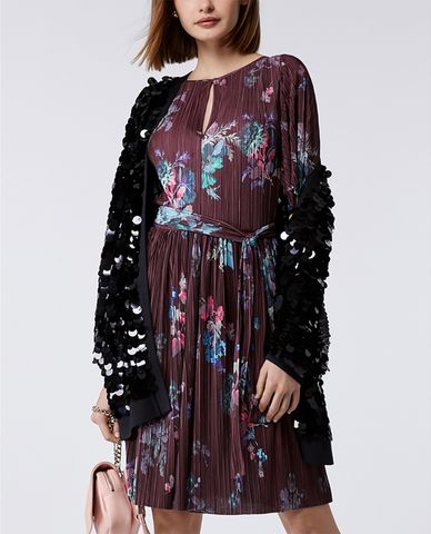  MAX&Co. - Đầm mini ngắn tay thắt eo Plata 