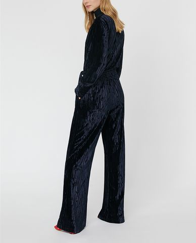  MAX&Co. - Jumpsuits nữ cổ V tay dài Wavy Velvet Crossover 