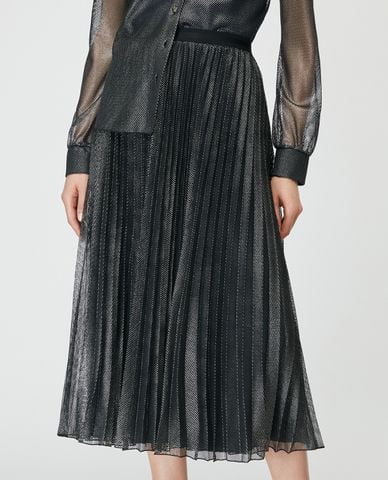  MAX&Co. - Chân váy midi xếp li Pleated Laminated Technical 