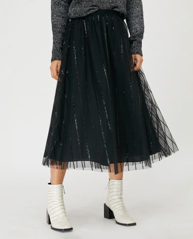  MAX&Co. - Chân váy midi xếp li Sequin Stripes 