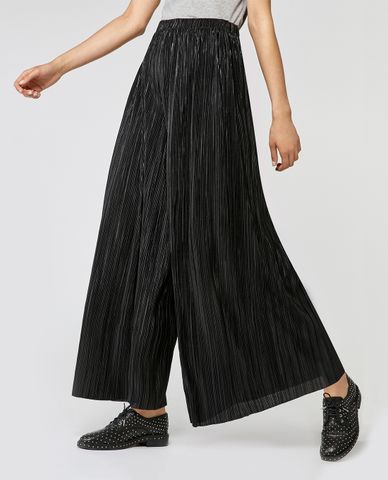  MAX&Co. - Quần kiểu nữ ống rộng lưng thun Primizia 