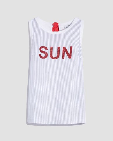  MAX&Co. - Áo kiểu nữ sát nách cổ tròn Idro 