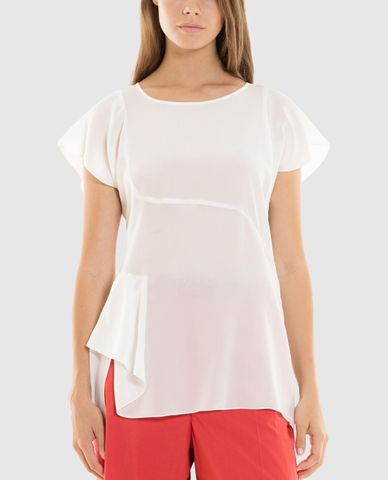  MAX&Co. - Áo kiểu nữ tay ngắn cổ tròn Praga 