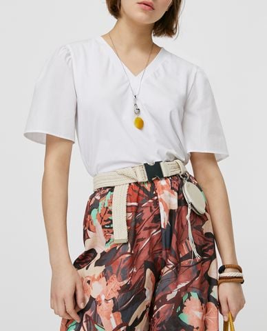  MAX&Co. - Áo thun nữ ngắn tay V Neck 