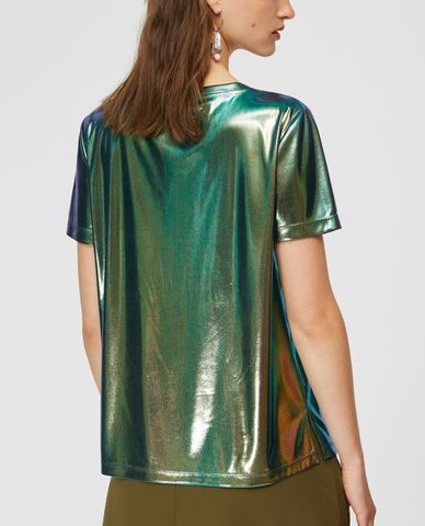  MAX&Co. - Áo thun nữ tay ngắn cổ tròn Laminated Jersey 