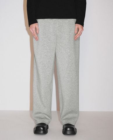  URBAN REVIVO - Quần nam ống rộng lưng thun phối dây rút Loose Straight 