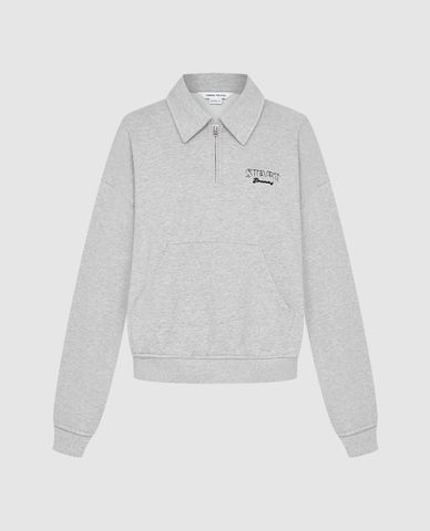  URBAN REVIVO - Áo sweatshirt nữ cổ V tay dài Oversized 