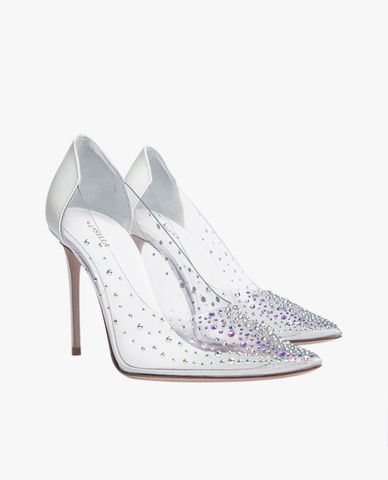  LE SILLA - Giày cao gót nữ bít mũi đính đá Deco Nicole 