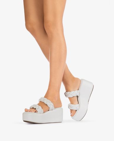  LE SILLA - Giày sandals đế xuồng nữ quai ngang Aiko 