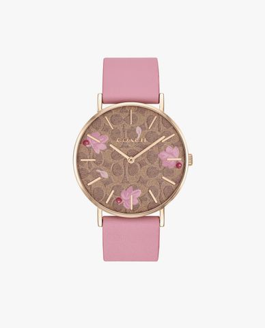  COACH - Đồng hồ nữ mặt tròn Perry 14503442 
