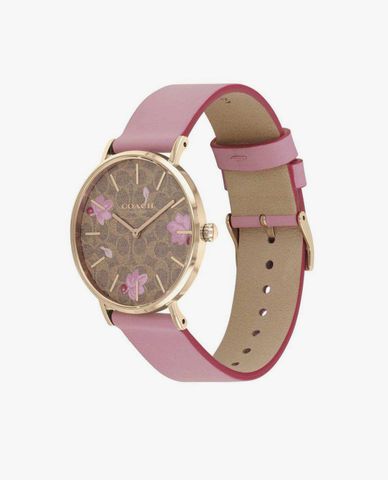  COACH - Đồng hồ nữ mặt tròn Perry 14503442 